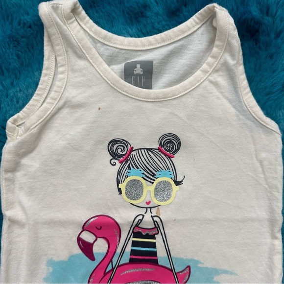 Gap Toddler Girl Graphic Tank Top Size 3 Years - Picture 3 of 9